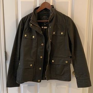 J. Crew waxed cotton field jacket